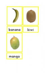 English Worksheet: Fruit Flashcards 2/5