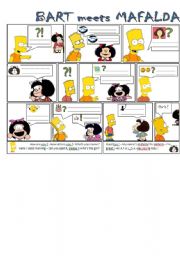 Bart meets Mafalda