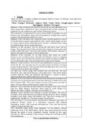 English Worksheet: British trends and newspaper vocabulary