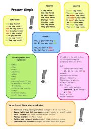 English Worksheet: PRESENT SIMPLE