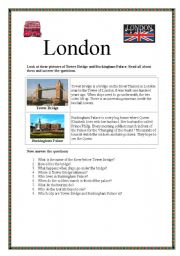 English Worksheet: London