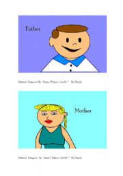 English Worksheet: family members