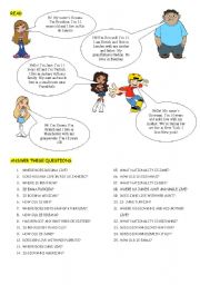 English Worksheet: EASY READING