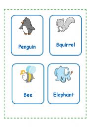 Animal cards SET 1 (11.09.08)