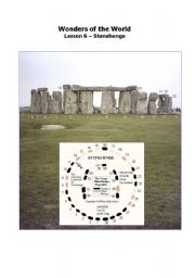 English Worksheet: stonhenge