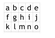 English worksheet: A-Z alphabet cards
