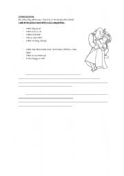 English Worksheet: Composition (Shrek)