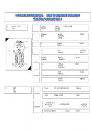 English Worksheet: PHYSICAL APPEARANCES:      HOW TO DESCRIBE SOMEBODY WHAT DO YOU LOOK LIKE ? 