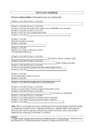 English Worksheet:  f I had a million Dollars by Barenaked Ladies // Using songs to teach Conditional II 