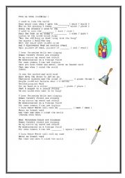 English Worksheet: VIVA LA VIDA