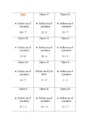 English Worksheet: I have Game