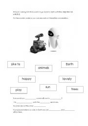 English Worksheet: HELP Wall.e 