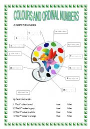 ORDINAL NUMBERS AND COLOURS