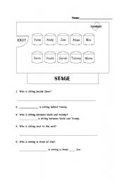 English worksheet: Prepositions Worksheet