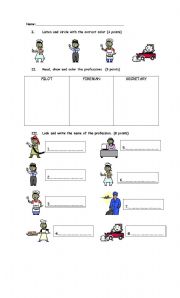 English worksheet: Jobs