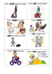 Flashcard for drilling any tenses [1/7]