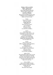 English Worksheet: Song in THAI