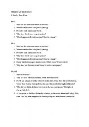 English Worksheet: American history x