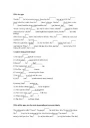 English worksheet: Present Simple - A/an/any/some