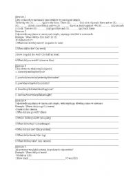 English Worksheet: past simple