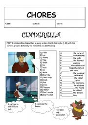 English Worksheet: chores