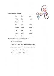 English worksheet: /r/ and /l/ Pronounciation