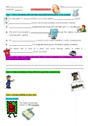 English Worksheet: Means of Communication