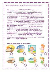 English Worksheet: sues day