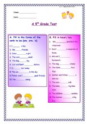 A 5th Grade Test