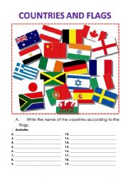 Countries and flags