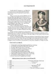 About King Richard III