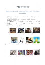 English Worksheet: personality adjectives