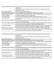 English Worksheet: Role playing conversations - Transportation