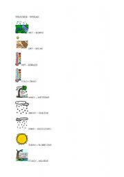 English Worksheet: Weather
