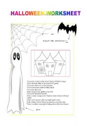 halloween worksheet 2