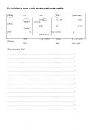 English Worksheet: stepping stones