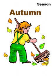 English Worksheet: Flashcard Autumn