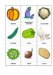 English Worksheet: VEGETABLES and GREENERY (1/2)