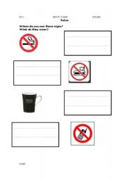 English Worksheet: Rules-introduction-discussion-forming classroom rules