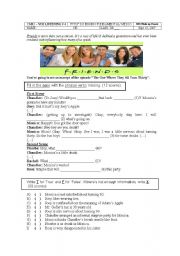 English Worksheet: Friends - 