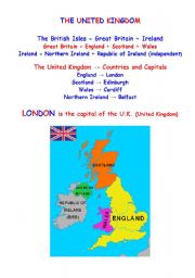 English Worksheet: The United Kingdom