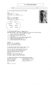 English Worksheet: Offer: Alanis Morissette