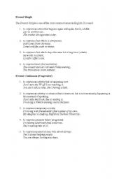 English worksheet: Present Simple vs Continuous