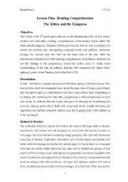 English Worksheet: The Kitten and the Kangaroo
