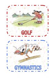 Sports flashcards (2 of 3)