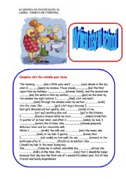 English Worksheet: Revising past tenses