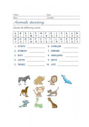 Animals Decoding