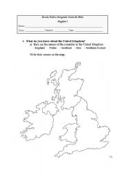 English Worksheet: The United Kingdom