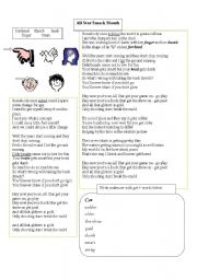 English Worksheet: All Star - Smash Mouth song