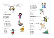 English Worksheet: sbs examination sample test